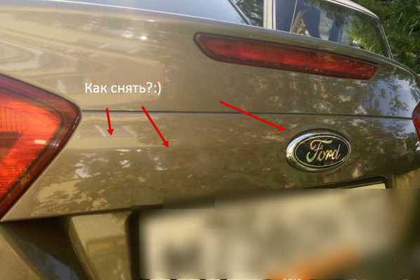 как разобрать крышку багажника форд мондео 4