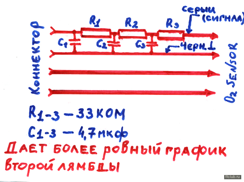 Как сделать электронную обманку лямбда зонда 176