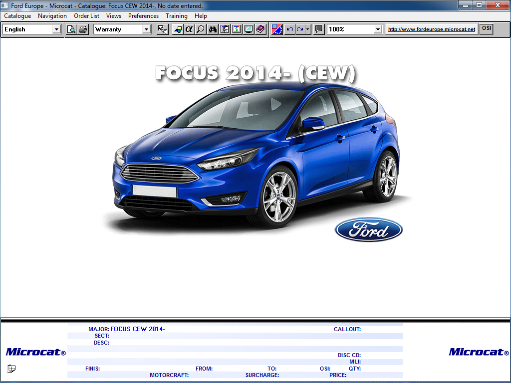 Microcat / Ford ECAT / Ford ETIS (с. 54) - Ford Focus 3