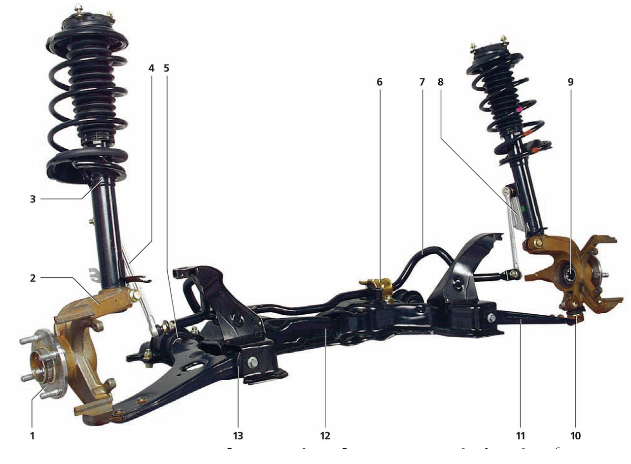 Схема задней подвески форд фокус 2 дорестайлинг седан