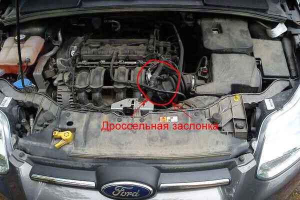 Чистка дроссельной заслонки Форд Фокус 2 в Саранске