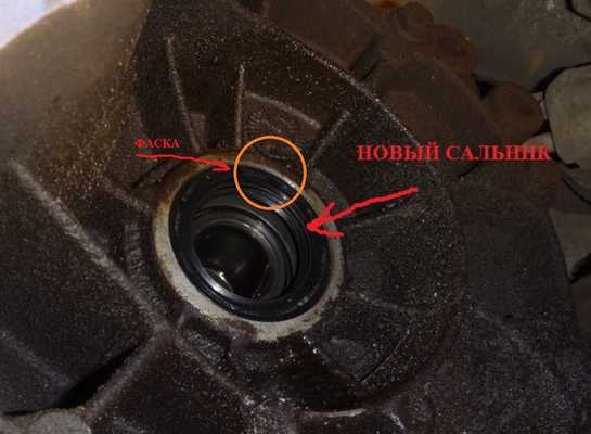 Замена сальника акпп форд 2. Сальник будет работать по олову.