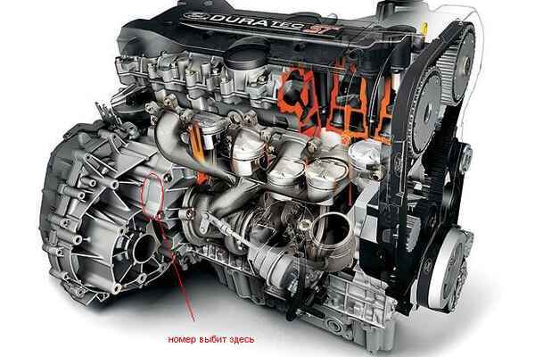Контрактный двигатель Ford Kuga 2008-2012, 2 литра, дизель, g6dg; ukda, Номер 1343078, 3M5Q6006BB