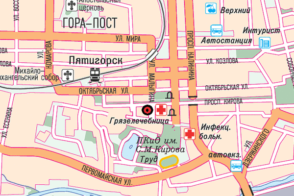 Карта пятигорск московская 84 - 86 фото