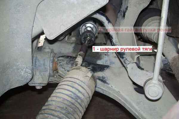 Смазка, снятие и ремонт рулевой рейки Ford Focus 1