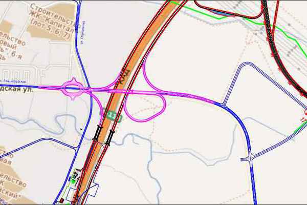 Витебская развязка шмсд карта