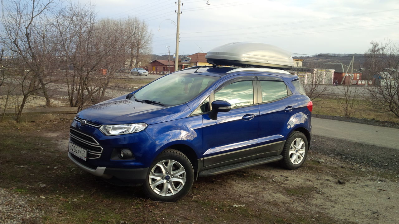 Ford ecosport объем багажника