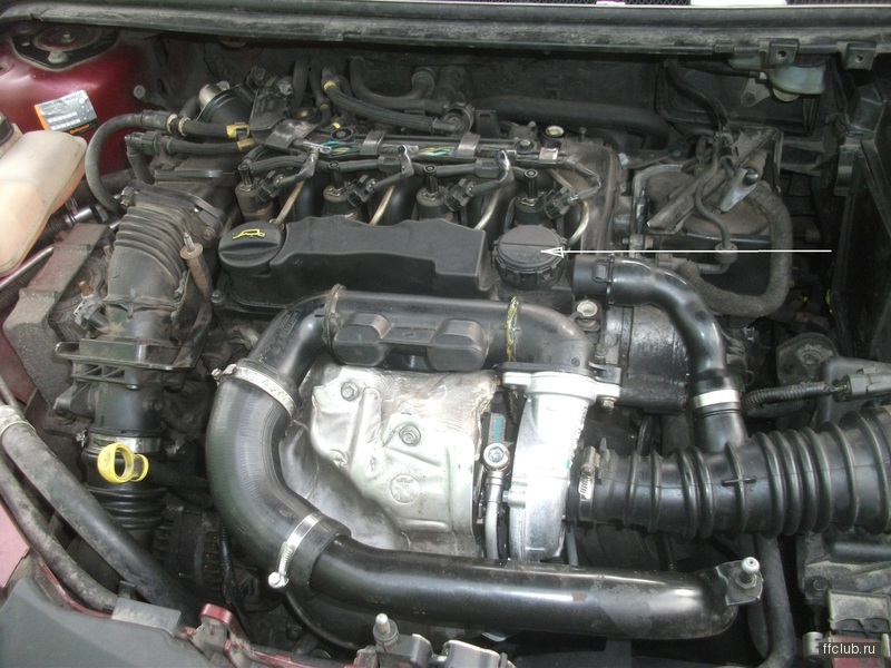 Шланг вентиляции картера верхний 16-клапанные двигатели ВАЗ 21126, 21127, 21129, Оригинал