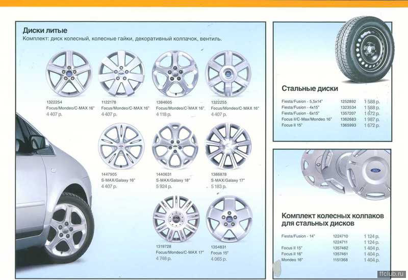 Штампованные диски (с. 3.7) - Ford Focus 2