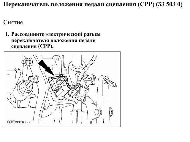 Схема сцепления форд фокус 1