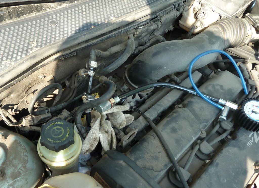 ford 3.0 дизель давления в топливной рампе