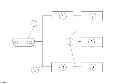 Схема проводки приводного ремня генератора Ford Focus 2 Duratec HE