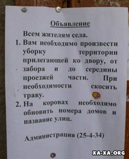 Как написать объявление о субботнике во дворе дома образец