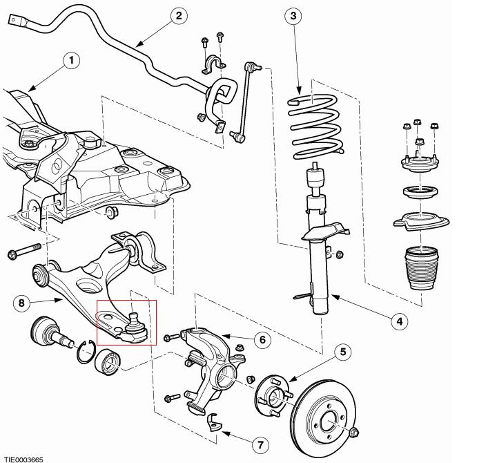 Схема задней подвески ford focus 3